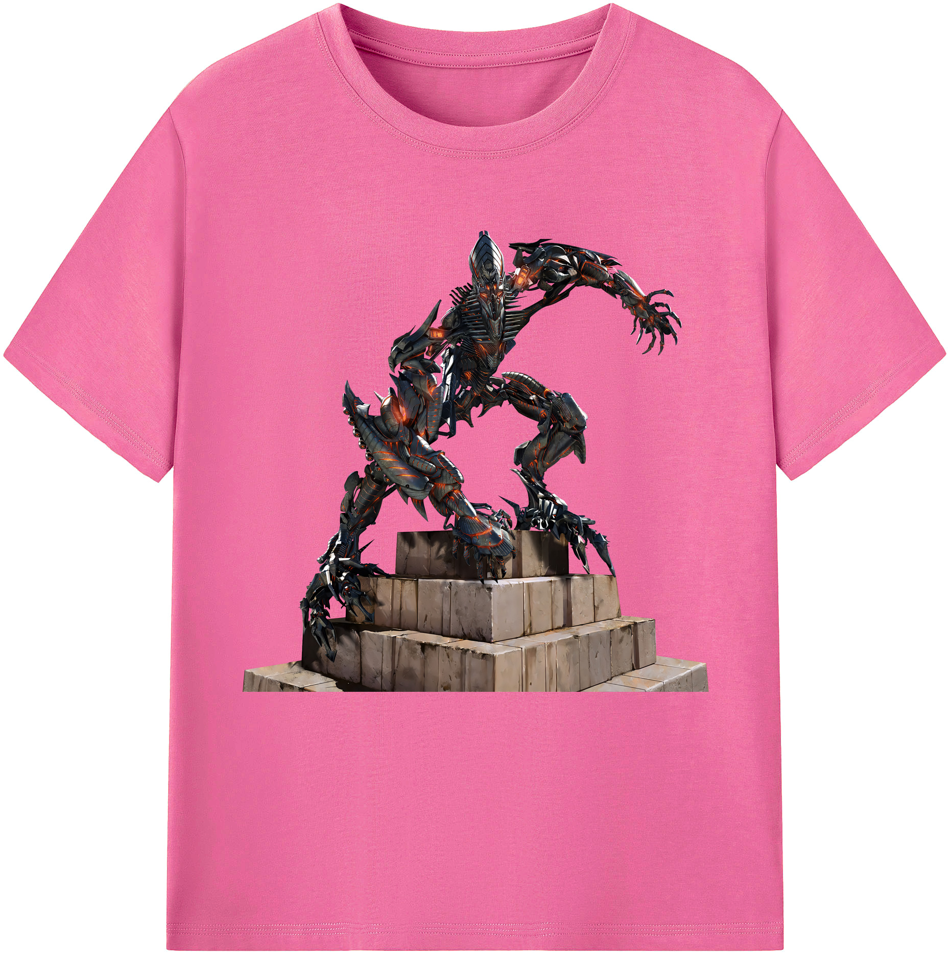 （画像用） Transformers トランスフォーマー レディースカジュアルプリントTシャツ（綿100％）